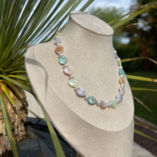 Pearl & Heart Summer Necklace