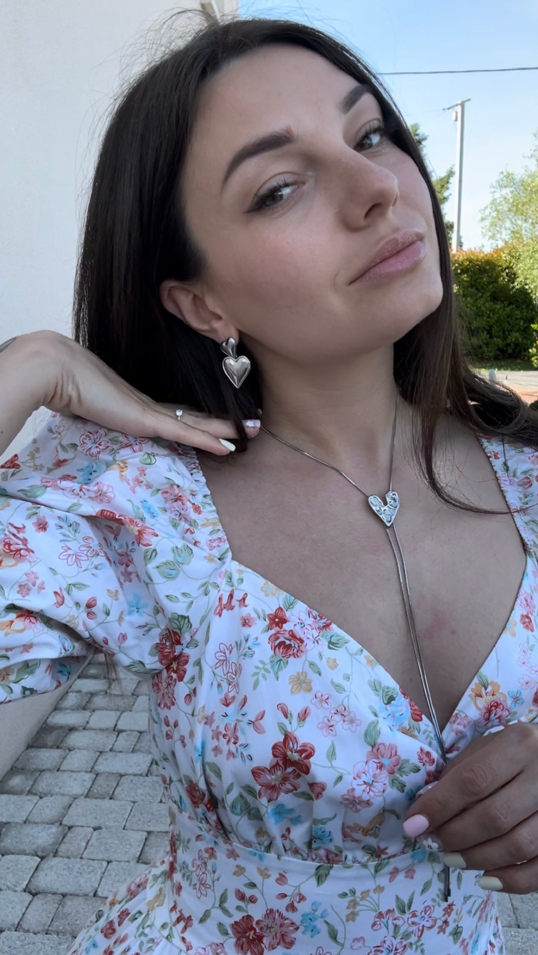 Romantic “Sliding Heart” Necklace