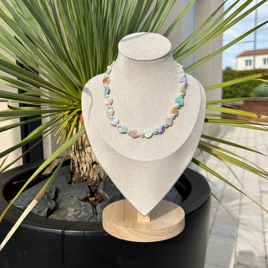 Pearl & Heart Summer Necklace