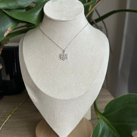 Silver “Tryzub” Pendant — A Symbol of Freedom